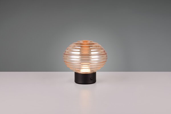 Φωτιστικό Επιτραπέζιο Reality Lighting -RL EARL R57771113 Μαύρο Ματ (Black Mat) 3000K