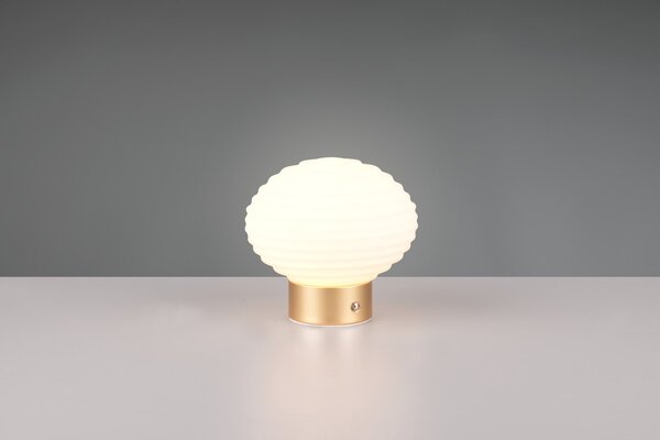 Φωτιστικό Επιτραπέζιο Reality Lighting -RL EARL R57771101 Ορειχαλκωμένο Ματ (Brass Mat) 3000K