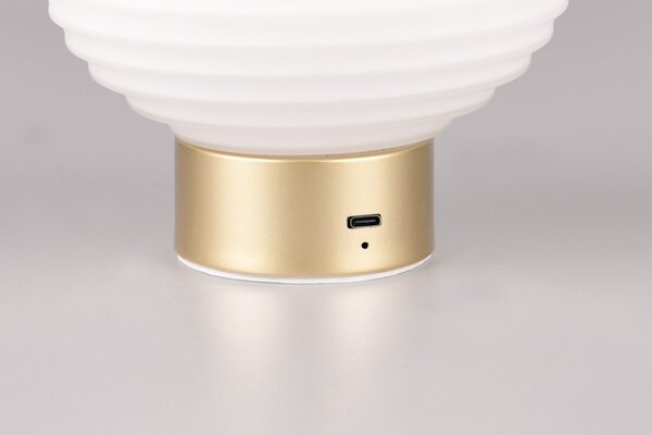 Φωτιστικό Επιτραπέζιο Reality Lighting -RL EARL R57771101 Ορειχαλκωμένο Ματ (Brass Mat) 3000K