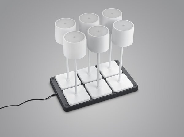 Φωτιστικό Επιτραπέζιο Reality Lighting -RL FERNANDEZ R54096631 Λευκό Ματ (White Mat) 2700+4000+6000K