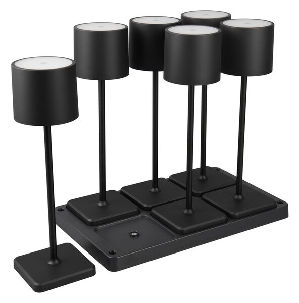 Φωτιστικό Επιτραπέζιο Reality Lighting -RL FERNANDEZ R54096632 Μαύρο Ματ (Black Mat) 2700+4000+6000K