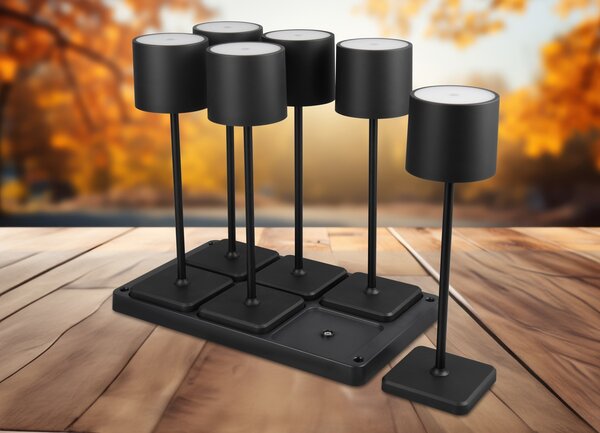 Φωτιστικό Επιτραπέζιο Reality Lighting -RL FERNANDEZ R54096632 Μαύρο Ματ (Black Mat) 2700+4000+6000K