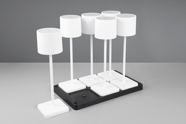 Φωτιστικό Επιτραπέζιο Reality Lighting -RL FERNANDEZ R54096631 Λευκό Ματ (White Mat) 2700+4000+6000K