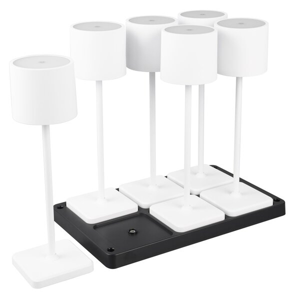 Φωτιστικό Επιτραπέζιο Reality Lighting -RL FERNANDEZ R54096631 Λευκό Ματ (White Mat) 2700+4000+6000K
