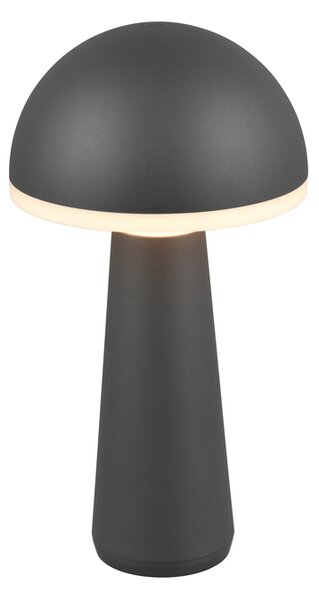 Φωτιστικό Επιτραπέζιο Reality Lighting -RL FUNGO R57716142 Ανθρακί (Anthracite) 3000+4000+6500K