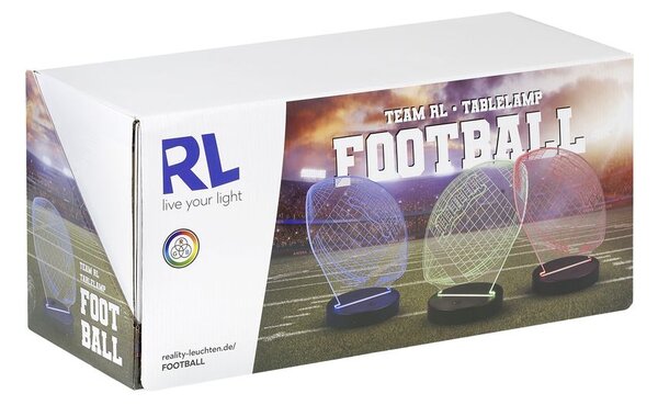 Φωτιστικό Επιτραπέζιο Reality Lighting -RL FOOTBALL R52821132 Μαύρο Ματ (Black Mat) 3000K