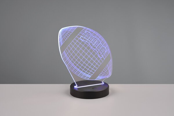 Φωτιστικό Επιτραπέζιο Reality Lighting -RL FOOTBALL R52821132 Μαύρο Ματ (Black Mat) 3000K