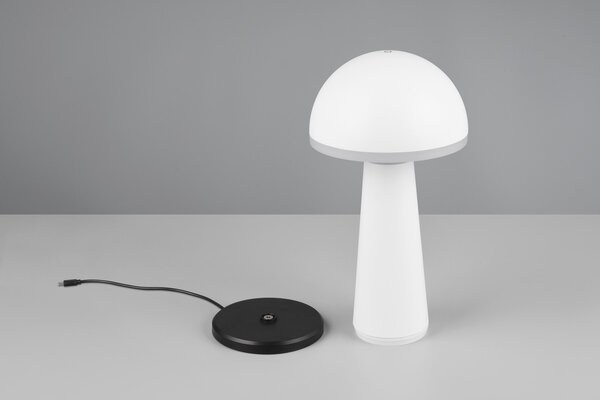 Φωτιστικό Επιτραπέζιο Reality Lighting -RL FUNGO R57716131 Λευκό Ματ (White Mat) 3000+4000+6500K
