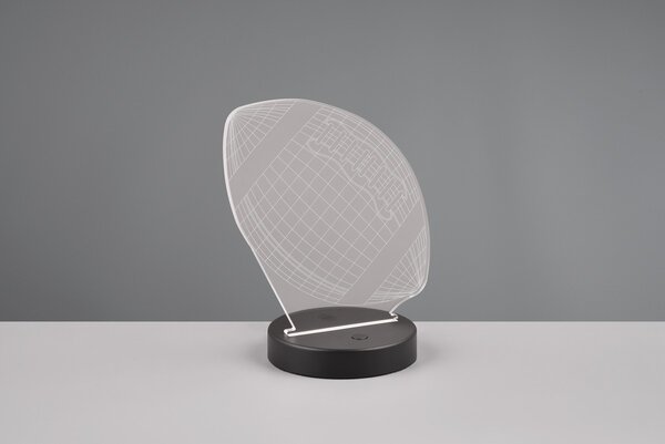 Φωτιστικό Επιτραπέζιο Reality Lighting -RL FOOTBALL R52821132 Μαύρο Ματ (Black Mat) 3000K
