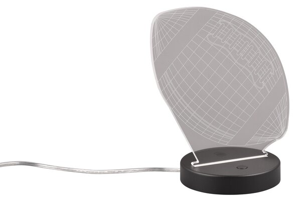 Φωτιστικό Επιτραπέζιο Reality Lighting -RL FOOTBALL R52821132 Μαύρο Ματ (Black Mat) 3000K