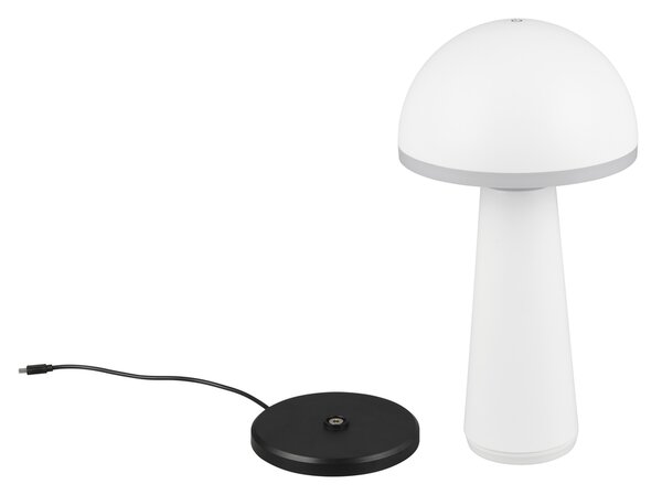 Φωτιστικό Επιτραπέζιο Reality Lighting -RL FUNGO R57716131 Λευκό Ματ (White Mat) 3000+4000+6500K