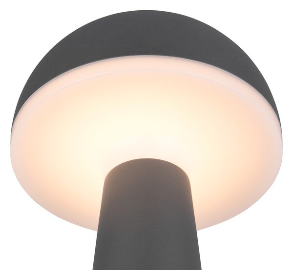 Φωτιστικό Επιτραπέζιο Reality Lighting -RL FUNGO R57716142 Ανθρακί (Anthracite) 3000+4000+6500K