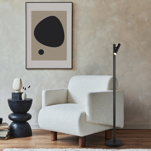 Φωτιστικό Επιδαπέδιο Reality Lighting -RL GOMEZ R44571132 Μαύρο Ματ (Black Mat) 3000+4000+6500K