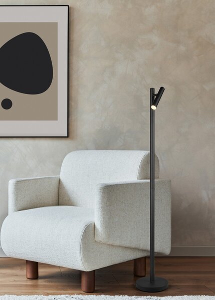 Φωτιστικό Επιδαπέδιο Reality Lighting -RL GOMEZ R44571132 Μαύρο Ματ (Black Mat) 3000+4000+6500K