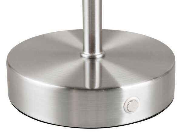 Φωτιστικό Επιτραπέζιο Reality Lighting -RL JEFF R59151107 Νίκελ ματ (Nickel Mat- Satin) 3000K