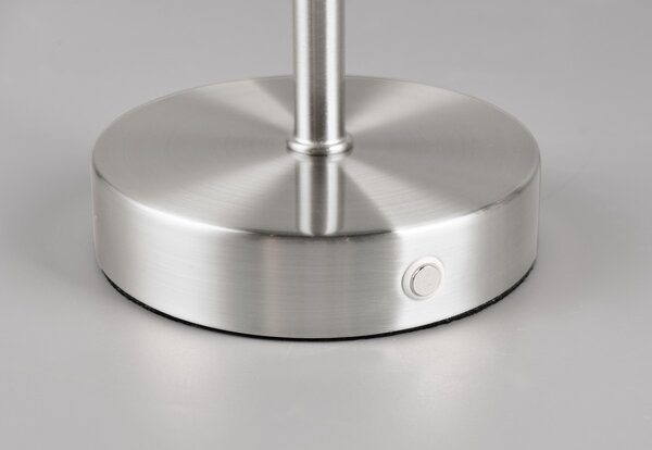 Φωτιστικό Επιτραπέζιο Reality Lighting -RL JEFF R59151107 Νίκελ ματ (Nickel Mat- Satin) 3000K