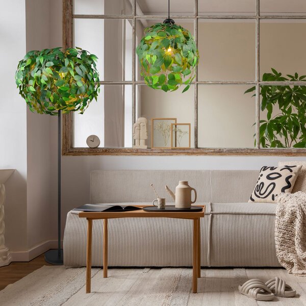 Φωτιστικό Επιδαπέδιο Reality Lighting -RL LEAVY R40463015 Μαύρο Ματ (Black Mat)