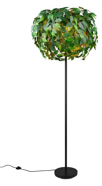 Φωτιστικό Επιδαπέδιο Reality Lighting -RL LEAVY R40463015 Μαύρο Ματ (Black Mat)