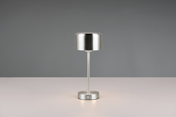 Φωτιστικό Επιτραπέζιο Reality Lighting -RL JEFF R59151107 Νίκελ ματ (Nickel Mat- Satin) 3000K