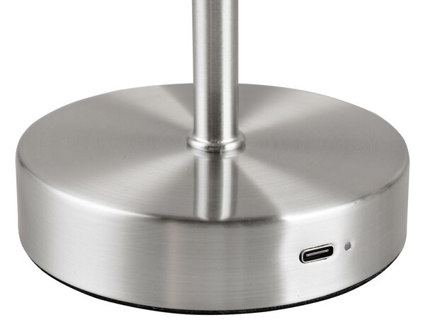Φωτιστικό Επιτραπέζιο Reality Lighting -RL JEFF R59151107 Νίκελ ματ (Nickel Mat- Satin) 3000K