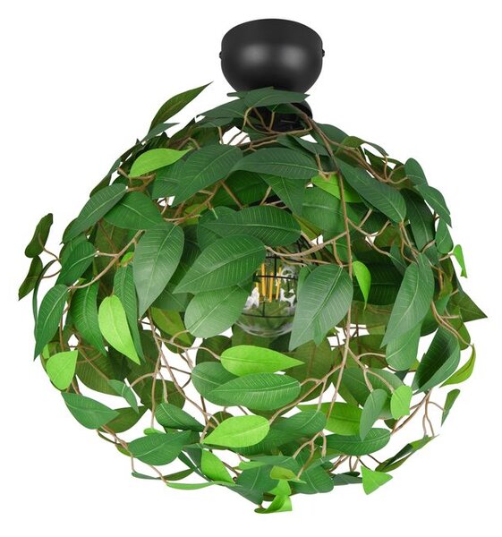 Φωτιστικό Οροφής Reality Lighting -RL LEAVY R60461015 Μαύρο Ματ (Black Mat)