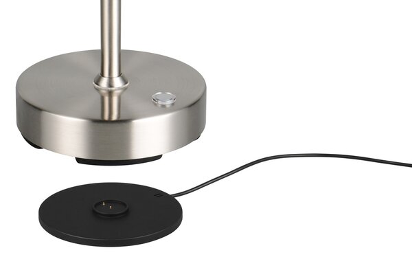 Φωτιστικό Επιτραπέζιο Reality Lighting -RL MORENO R54561107 Νίκελ ματ (Nickel Mat- Satin) 2700+4000+6000K
