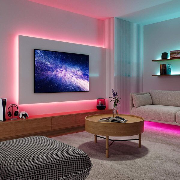 Ταινία Led Reality Lighting -RL RACER R65553102 Μαύρο Ματ (Black Mat) RGB+3000K 3μέτρα