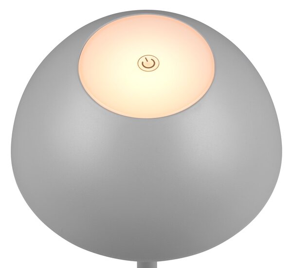 Φωτιστικό Επιτραπέζιο Reality Lighting -RL RICARDO R54106177 Γκρι (Grey) 3000K