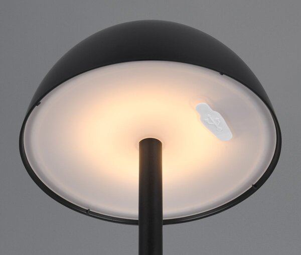 Φωτιστικό Επιτραπέζιο Reality Lighting -RL RICARDO R54106132 Μαύρο Ματ (Black Mat) 3000K