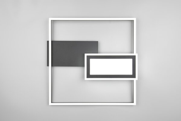 Φωτιστικό Οροφής Reality Lighting -RL SPIRO R67862932 Μαύρο Ματ (Black Mat) 2700 - 6500K