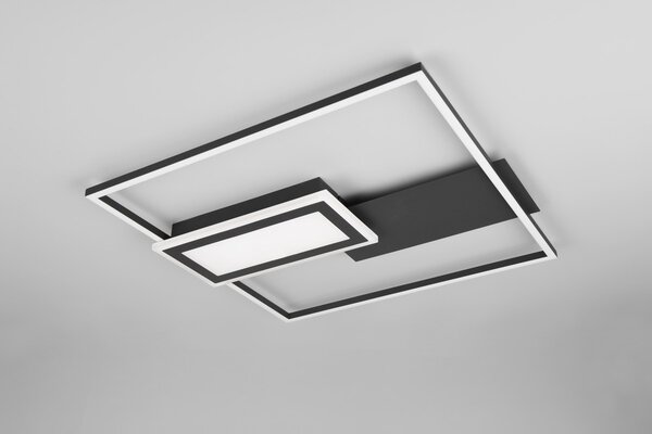 Φωτιστικό Οροφής Reality Lighting -RL SPIRO R67862932 Μαύρο Ματ (Black Mat) 2700 - 6500K