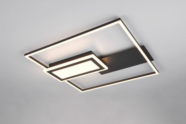 Φωτιστικό Οροφής Reality Lighting -RL SPIRO R67862932 Μαύρο Ματ (Black Mat) 2700 - 6500K