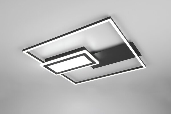 Φωτιστικό Οροφής Reality Lighting -RL SPIRO R67862932 Μαύρο Ματ (Black Mat) 2700 - 6500K