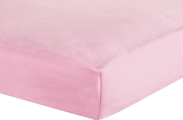 Σεντόνι Μακό Κούνιας Με Λάστιχο (70x140+12) Trois Kilos Sept Pink 55-8161001