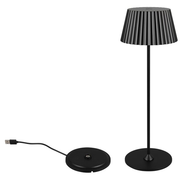 Φωτιστικό Επιτραπέζιο Reality Lighting -RL SUAREZ R57706132 Μαύρο Ματ (Black Mat) 3000K