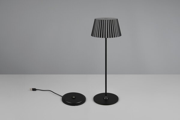 Φωτιστικό Επιτραπέζιο Reality Lighting -RL SUAREZ R57706132 Μαύρο Ματ (Black Mat) 3000K
