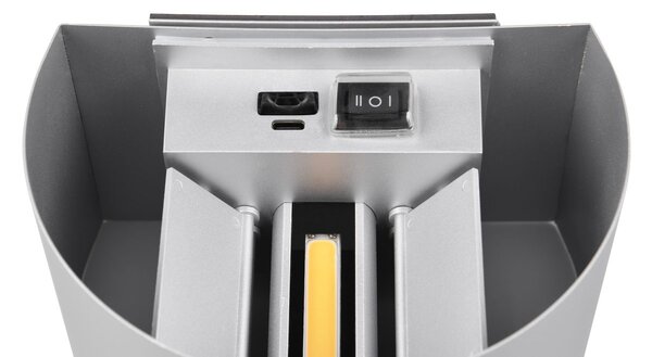 Φωτιστικό Επίτοιχο Reality Lighting -RL TALENT R27769187 Γκρι Τιτανίου (Titan Grey) 3000K