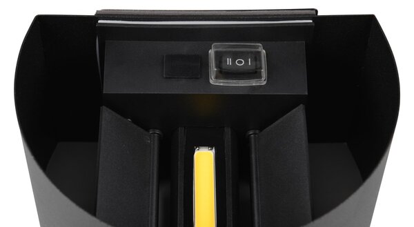 Φωτιστικό Επίτοιχο Reality Lighting -RL TALENT R27769132 Μαύρο Ματ (Black Mat) 3000K