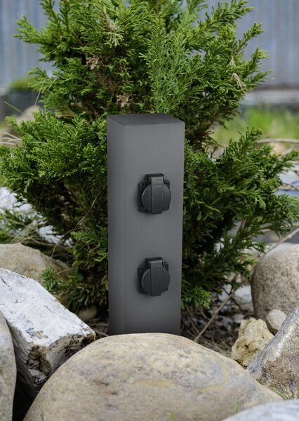 Πολύμπριζο Κήπου Trio Lighting GARDEN SOCKET 9964-42 Ανθρακί (Anthracite)