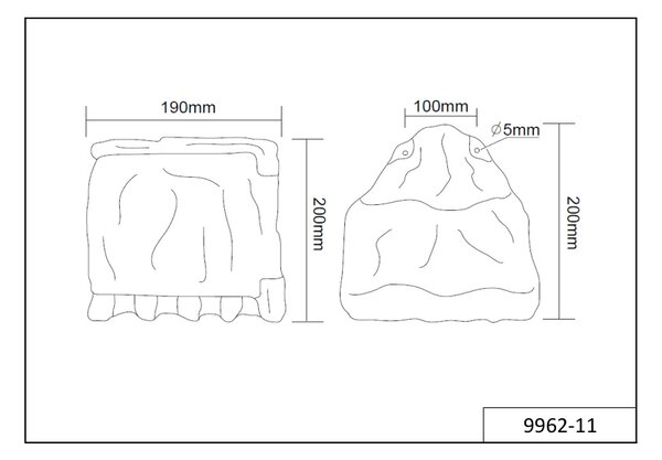 Πολύμπριζο Κήπου Trio Lighting GARDEN SOCKET 9962-11 Γκρι (Grey)