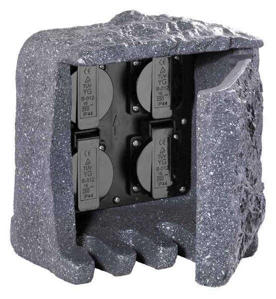 Πολύμπριζο Κήπου Trio Lighting GARDEN SOCKET 9962-11 Γκρι (Grey)