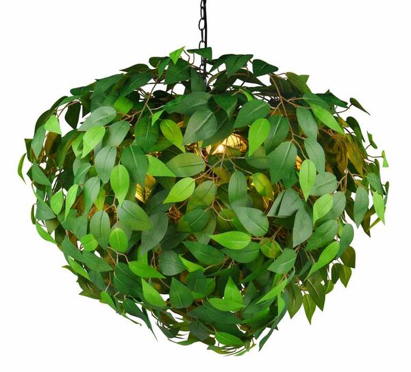 Φωτιστικό Κρεμαστό Reality Lighting -RL LEAVY R10464015 Μαύρο Ματ (Black Mat)