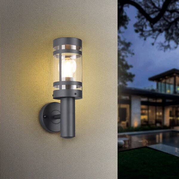 Φωτιστικό Επίτοιχο Reality Lighting -RL PALOMA R21716142 Ανθρακί (Anthracite)