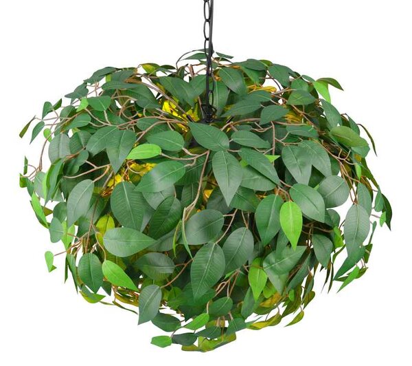 Φωτιστικό Κρεμαστό Reality Lighting -RL LEAVY R10464015 Μαύρο Ματ (Black Mat)