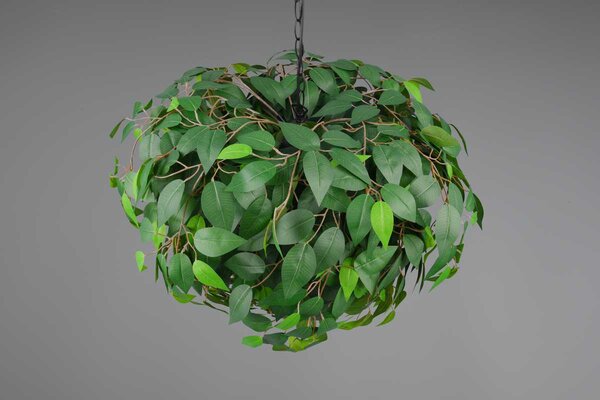 Φωτιστικό Κρεμαστό Reality Lighting -RL LEAVY R10464015 Μαύρο Ματ (Black Mat)
