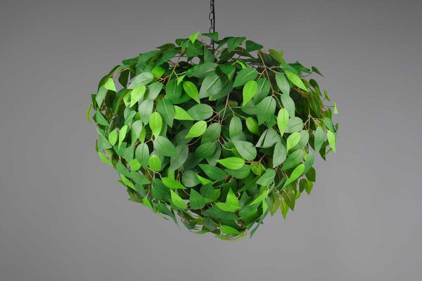 Φωτιστικό Κρεμαστό Reality Lighting -RL LEAVY R10464015 Μαύρο Ματ (Black Mat)