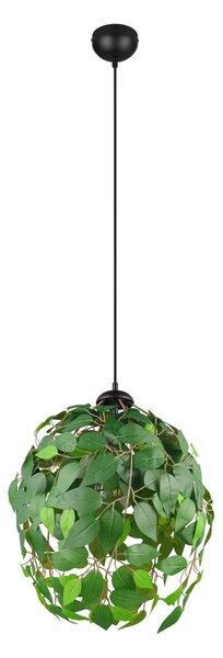 Φωτιστικό Κρεμαστό Reality Lighting -RL LEAVY R10461915 Μαύρο Ματ (Black Mat)