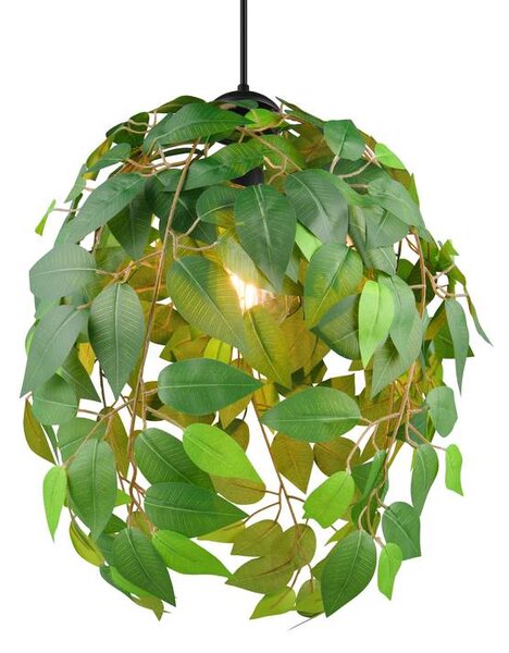 Φωτιστικό Κρεμαστό Reality Lighting -RL LEAVY R10461915 Μαύρο Ματ (Black Mat)