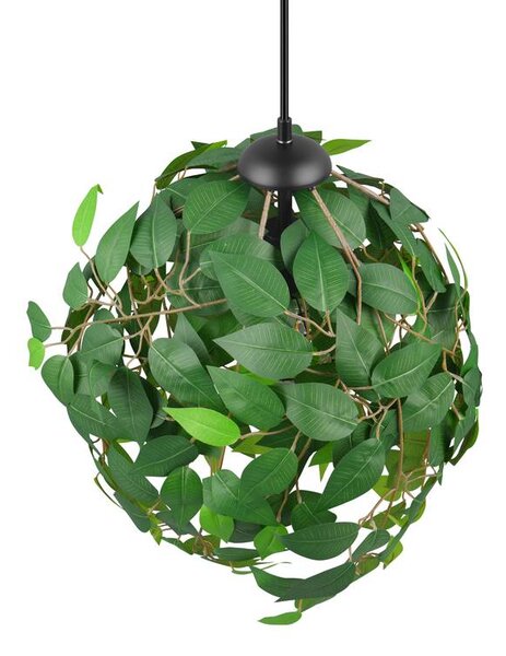 Φωτιστικό Κρεμαστό Reality Lighting -RL LEAVY R10461915 Μαύρο Ματ (Black Mat)