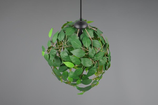Φωτιστικό Κρεμαστό Reality Lighting -RL LEAVY R10461915 Μαύρο Ματ (Black Mat)